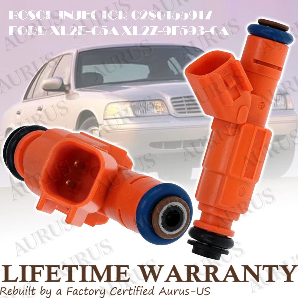 Injetores de combustível Bosch fabricante de equipamento original x10 para 2000 2001 2002 2003 Ford E-350 Super Duty 6.8L - Imagem 3 de 4