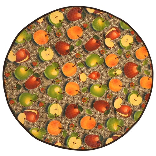 PVC Fruits Design Waterproof Food Mat Multicolor For Home - Picture 5 of 5