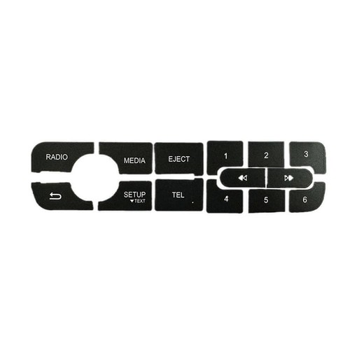 For Renault Megane/ Master/ Scenic III Radio Audio Button Stickers. M2B8 G3F7 - Picture 4 of 9