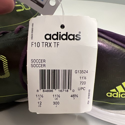 Adidas F50 Adizero Leather Chameleon Purple Football Cleats US12 UK11.5 Soccer - Picture 8 of 10