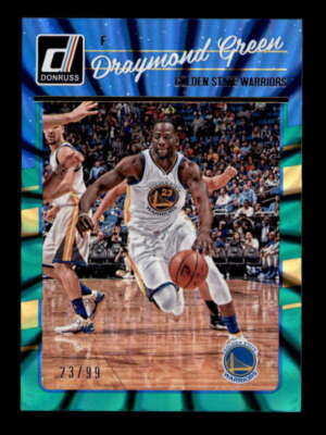 DRAYMOND GREEN 2016/17 DONRUSS #138 GREEN LASER #23/99 (HIS JERSEY #23) BF5762