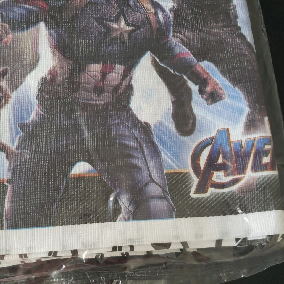 NUEVO SELLADO Marvel Avengers 4 Cubierta de Mesa Papel Fiesta Cumpleaños Lote Foto 2 de 4