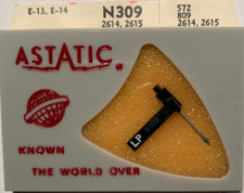 N309 Astatic Record Needle Stylus: EV 47 47D 38 38D 47 47D 72 72D; Motorola NOS