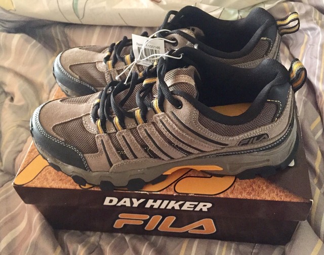 fila black leather shoes