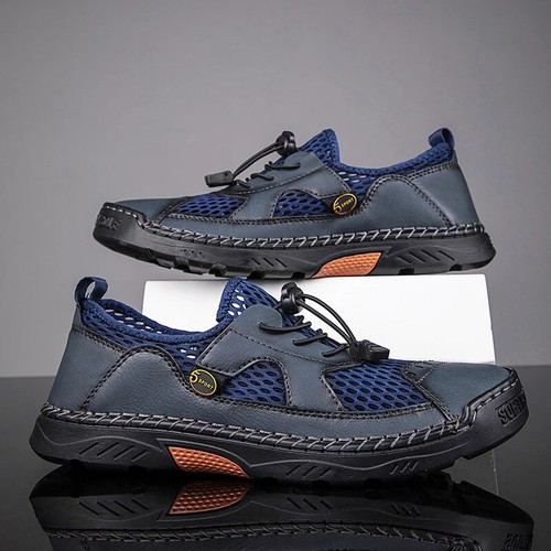 Breathable Mesh Men's Casual Shoes Summer Sneakers Lightweight Walking Shoes - Picture 18 of 27