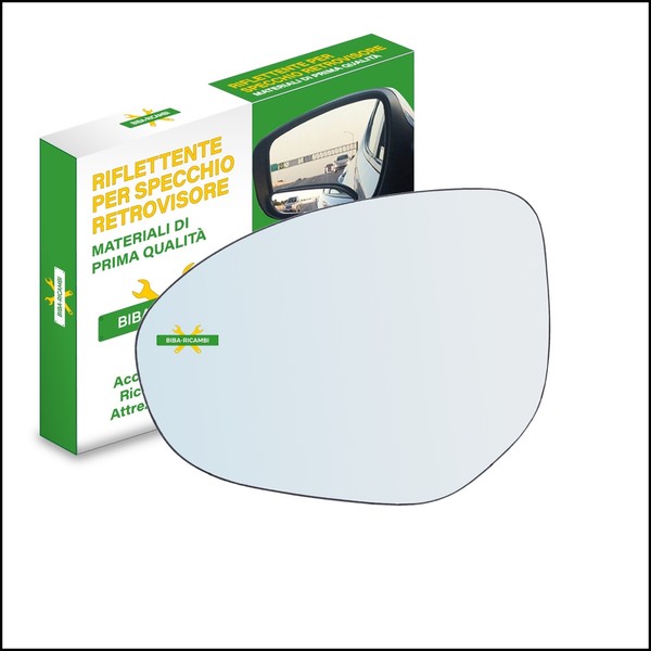 Chromiertes RüCkspiegelglas Links Fahrer Mazda 2 II (De) 200-…-image