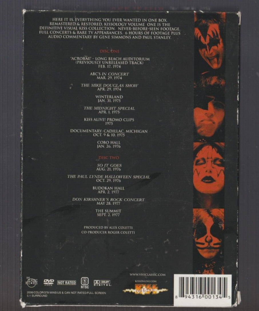 【中古】Kissology 1 1974-1977 [DVD] [Import] Kiss - Kissology Vol. 1 1974-1977 DVD 2-DISC SET NO BONUS DISC | eBay