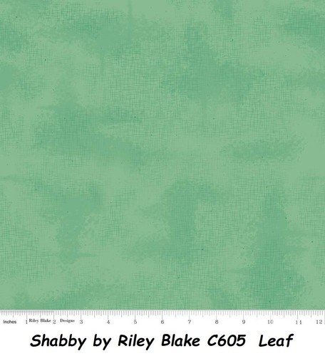 Shabby Tonals Blenders cotton Quilt fabric Riley Blake BTY C605 ALPINE Green - Picture 4 of 12