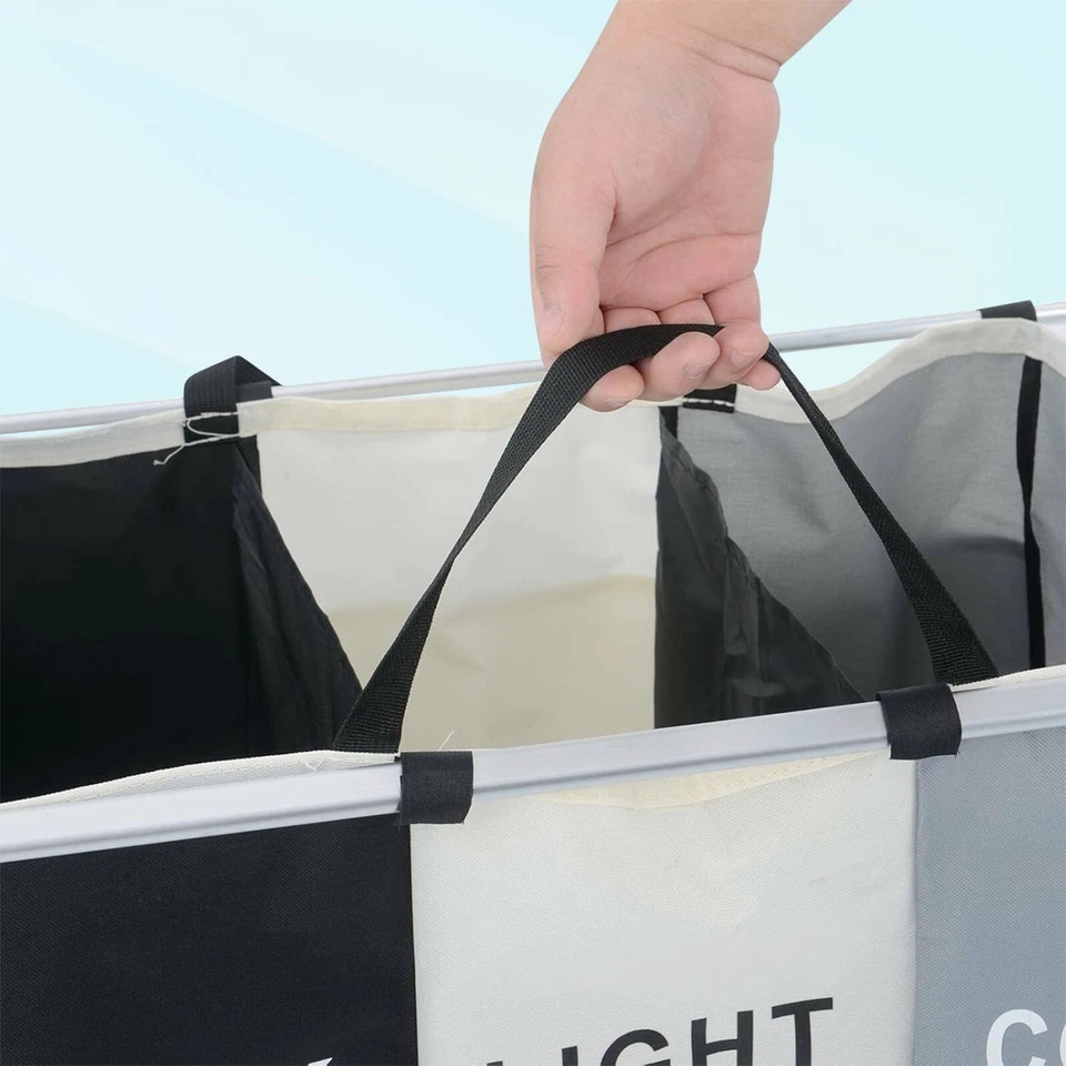 Wäschekorb Geschenkkorb Kleidung Mülleimer Organizer Faltbar Hell-Dunkel Farbe 3 - Bild 4 von 4