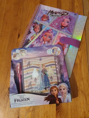 MERMAZE MERMAIDZ Malbuch Sticker FROZEN Die Eiskönigin GEHEIMES Notizbuch