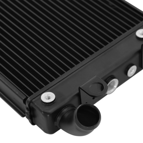Black Radiator Cooler Cooling Fit For Honda VTX1800C 2002-2007 VTX1800F 2005-08 - Picture 13 of 14