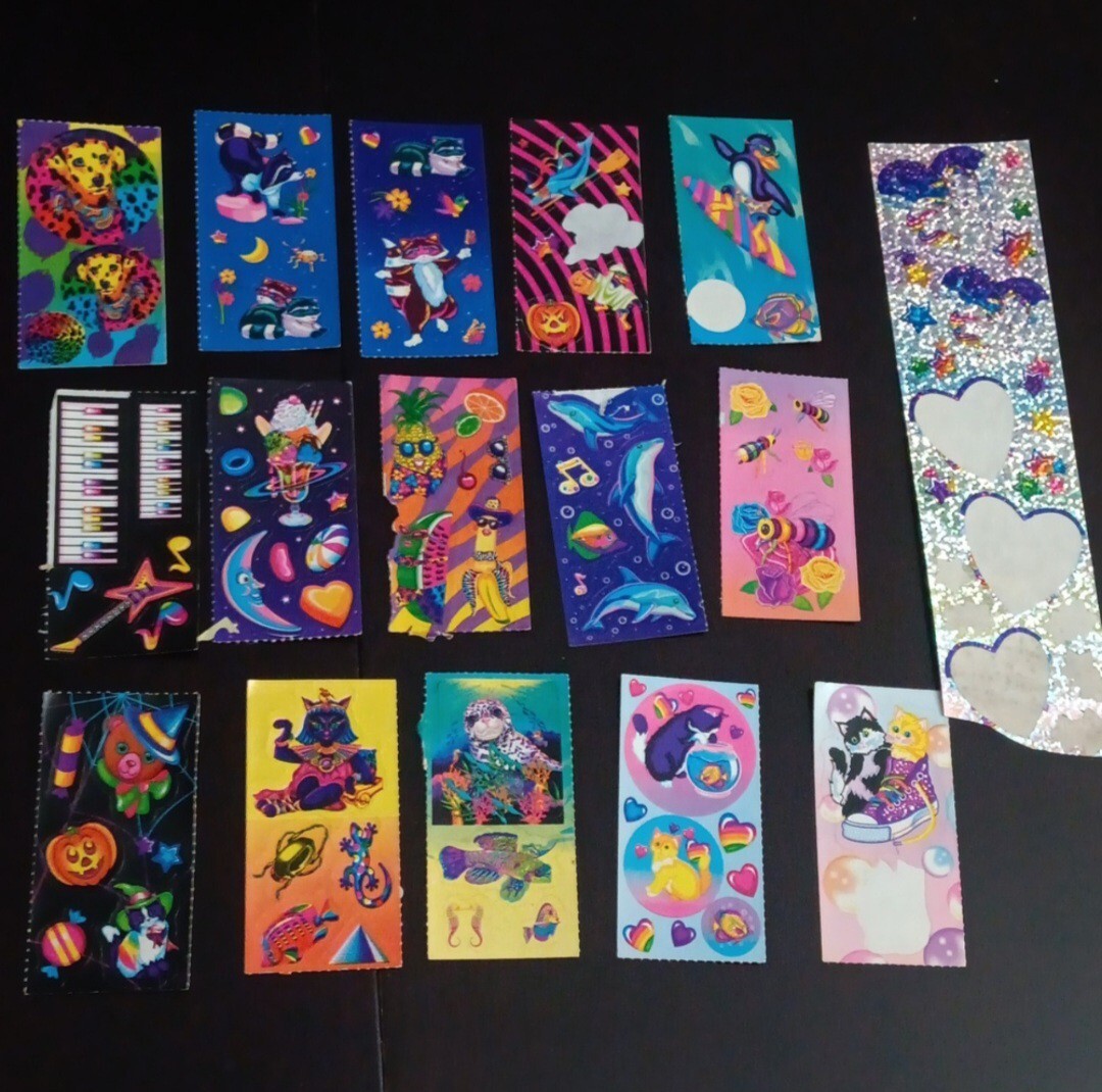 lisa frank vintage rare stickers Lot | eBay