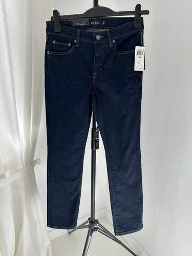 Lauren Ralph Lauren Womens Premier Mid-Rise Straight Leg Jeans Blue Size 4 - Picture 7 of 13