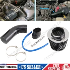3" Cold Air Intake Filter Pipe Power Flow Hose System Induction Alumimum