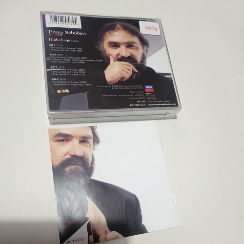 Radu Lupu Schubert 9 piano Sonatas Musicaux D780 Decca 4 cd set - 第 3/8 張圖片