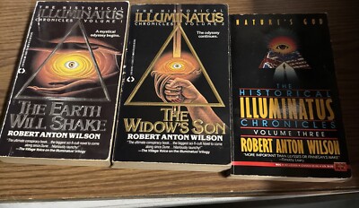 The Historical Illuminatus Chronicles Vol 1-3 Set. Robert Anton Wilson.