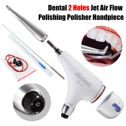 Dental teeth Polisher Prophy Handpiece Air flow Polishing Jet 2/4 hole Hygiene - Picture 14 of 53