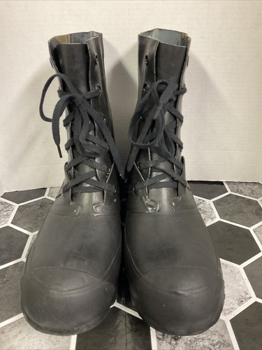 Hood QMS Black Rubber Boots 9N