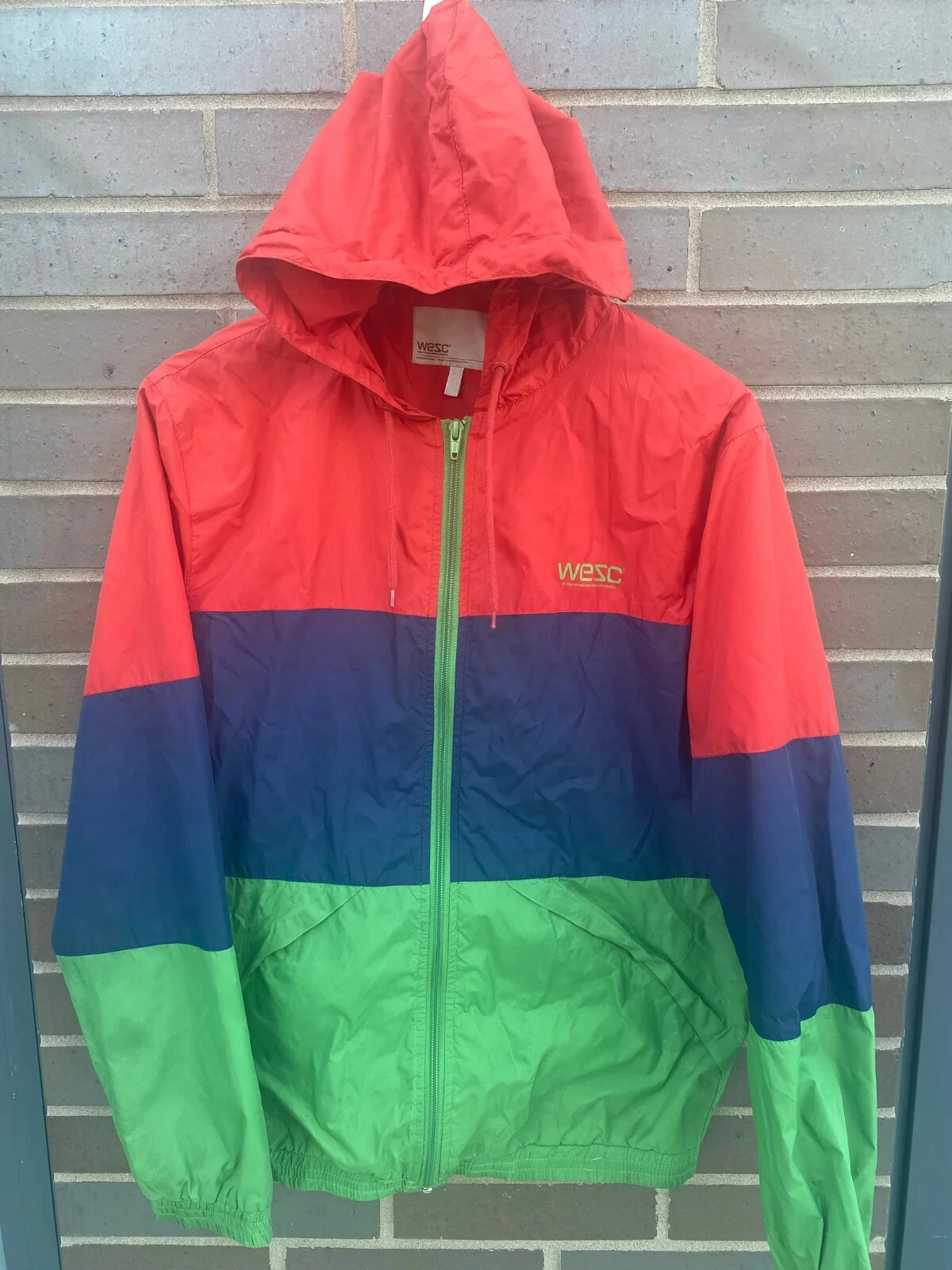 Vintage Y2K WeSC Windbreaker Jacket Size S