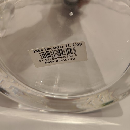 LSA International Pyramid 1 Litre Spirit Wine Decanter INKA Excellent Condition - 第 10/12 張圖片