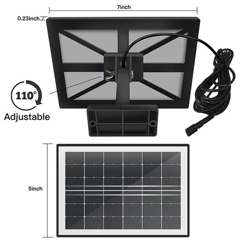 Solar Pendant Lights with Remote Hanging Hook For Patio Shed Barn Garden Garage - Picture 5 of 14