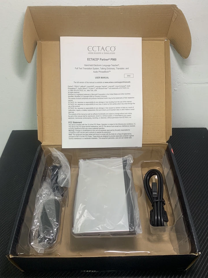 Diccionario electrónico multilingüe de lujo ECTACO Partner 13MT900 - ¡NUEVO! ¡RÁPIDO! Foto 2 de 4