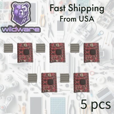 5Pcs A4988 Stepper Motor Driver Module for 3D Printer RepRap StepStick Arduino
