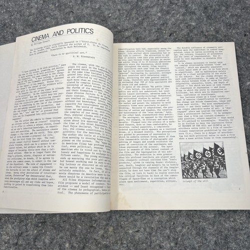 CINEASTE MOVIE MAGAZINE Winter 1969 - 1970 CINEMA & POLITICS - Picture 4 of 9