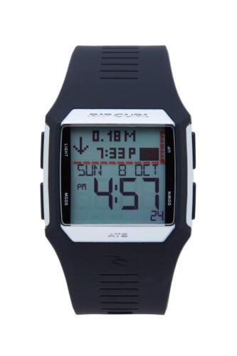 Rip Curl Mens RIFLES DIGITAL TIDE SURF WATCH New - A1119 Black Silver - Picture 2 of 5