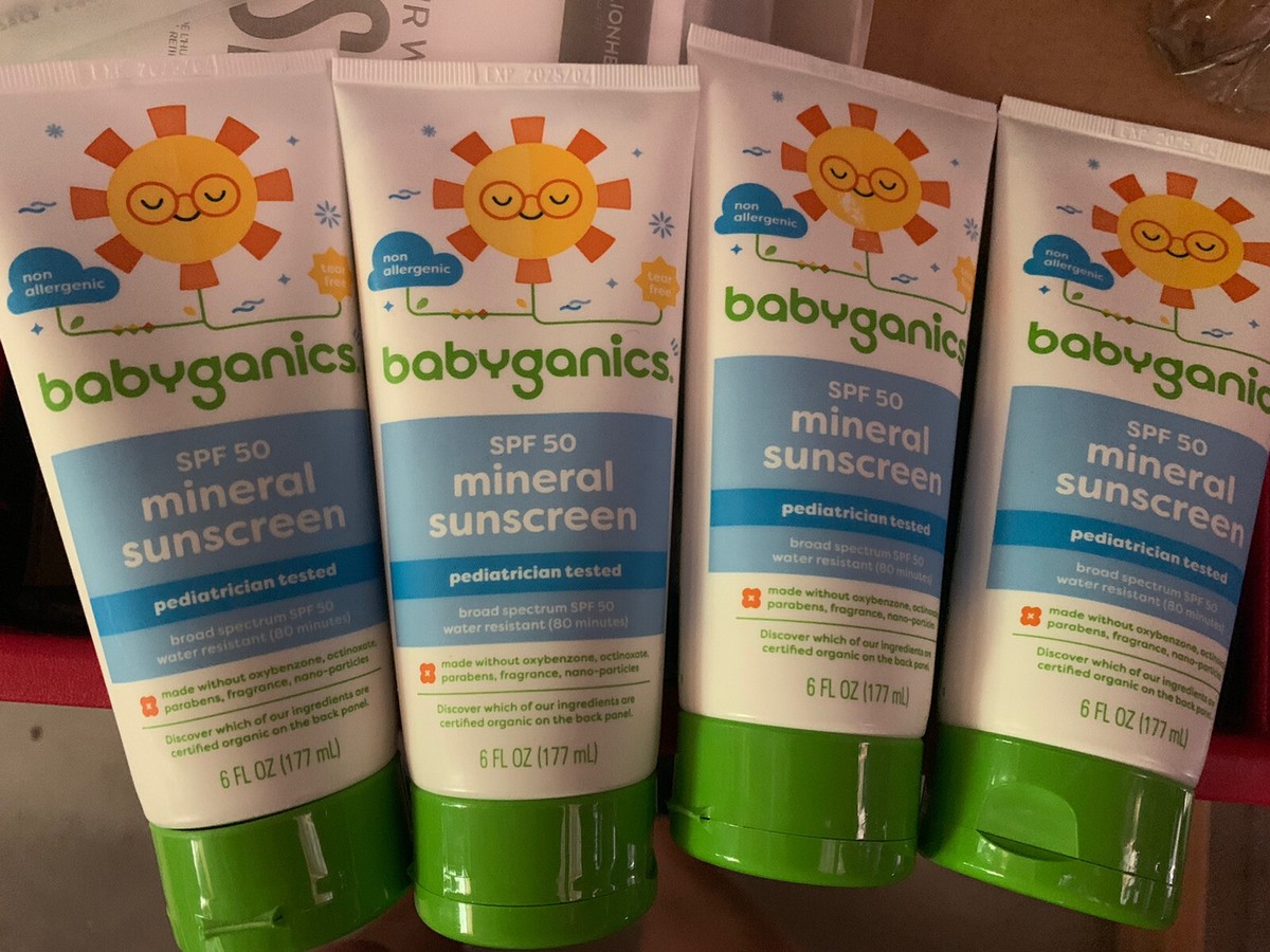 Mineral Based Babyganics Baby Sunscreen Lotion Water Resistant
