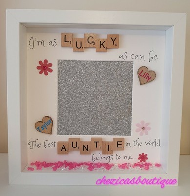 personalised auntie frame