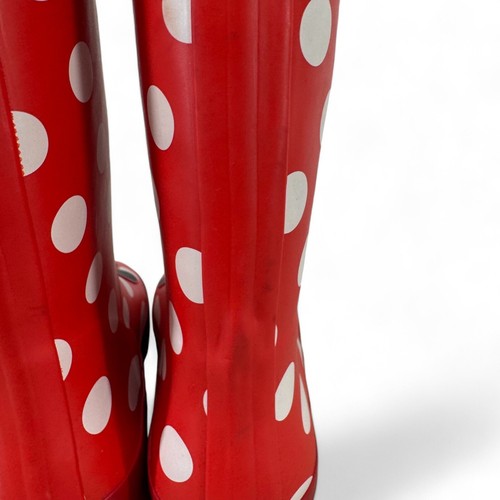 Western Chief Disney Minnie Mouse Girls Waterproof Rain Boots Size 1 Red - Picture 6 of 11