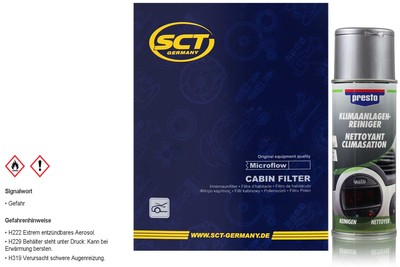 SCT Filter Presto-Klima-Reiniger für BMW X5 xDrive30d xDrive40d X6