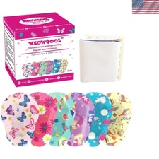 Soft, Hypoallergenic Eye Patches for Kids - 30 Patches + Bonus Stickers Included