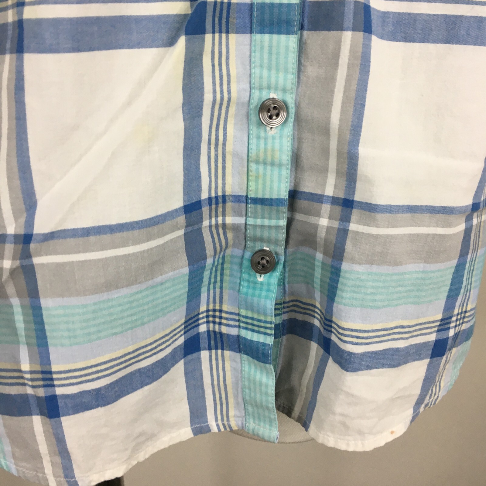 PENDLETON Multi-Color Plaid Checks Long Sleeve Bu… - image 8