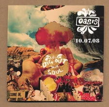 Oasis - Dig Out Your Soul RARE promo sticker 2008