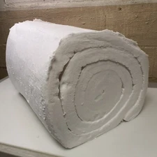 1 24" x 12.5' Aluminum Silicate Ceramic Fiber Insulation 2"
