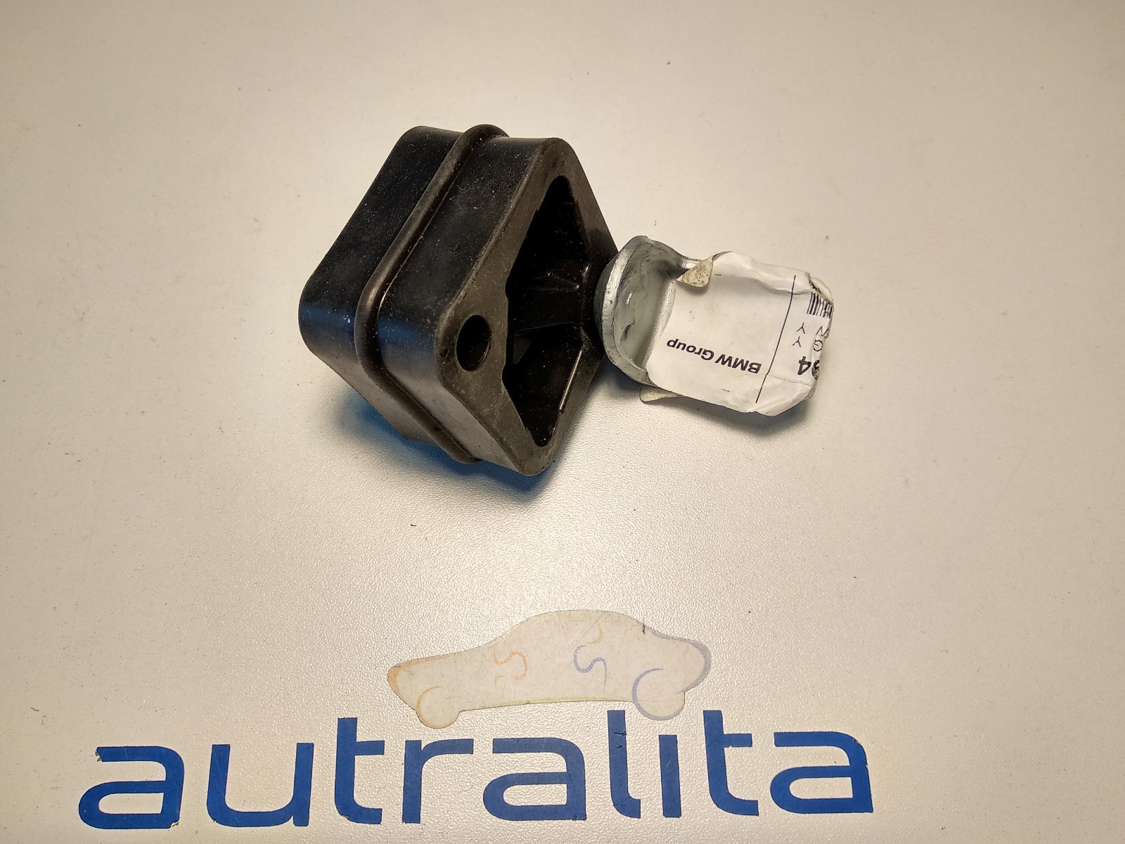 NEW Genuine Oem BMW Rubber mount with bracket Part No 18107510994  