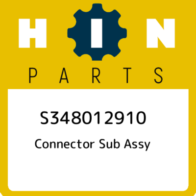 S348012910 Hino Connector sub assy S348012910, New Genuine OEM