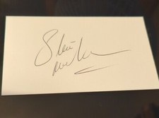 Steve MC Mahon Everton Liverpool Villa Man City Swindon England Hand Signed Card