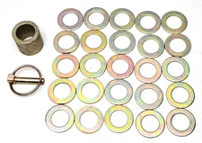 BOSS WESTERN FISHER SNOWEX SNOW PLOW SHOE HARDWARE SPACER WASHERS PIN