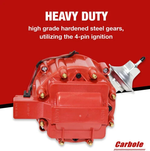 Nuevo distribuidor de carreras con bobina de 65 k 9000 rpm-350 para Chevy V8 HEI 454 SBC BBC Foto 4 de 4