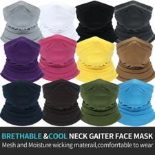 UV Protection Sun Shield Neck Gaiter Windproof Face Mask Scarf Bandana Balaclava