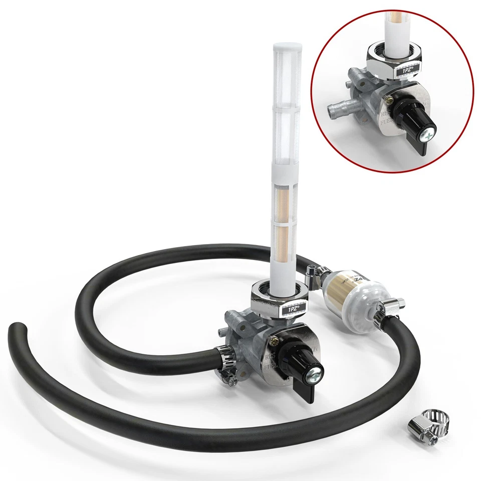 Válvula de vacío de combustible y filtro para Honda VTX1300C 1300R 1300S 1300T #16950-MEM-674 Foto 2 de 4