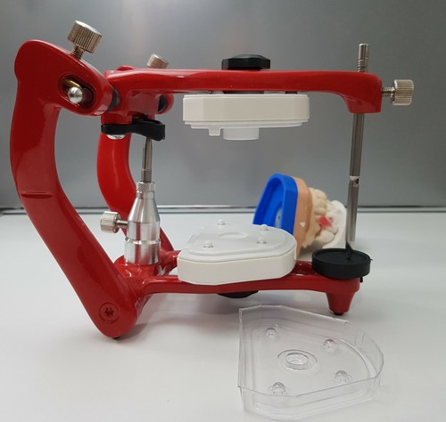 kit porta placchette dentali per l'articolatore con 1 Base +gomma + continer - Foto 4 di 9