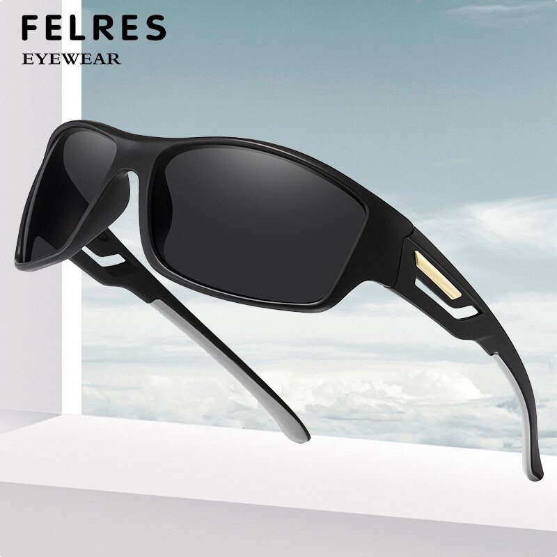 Square Sport Polarized Retro Sunglasses For Men Driving  display picture 2