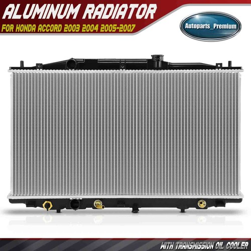 Radiator w/ Transmission Oil Cooler for Honda Accord 2003 20042007 L4