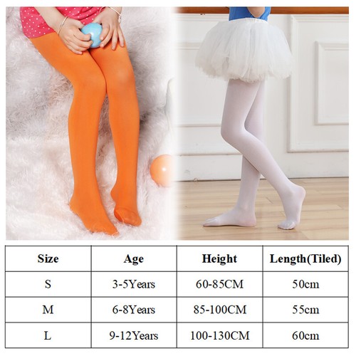 Girls Kids Toddler Tights Stockings Pantyhose Socks Ballet Dancewear Long Sock🎀 - Picture 2 of 24