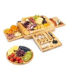 Smirly Bamboo Epic Festif Cheese Board V3