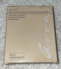 Avon Advanced Foundation Translucent Face Powder Pressed Medium 1991 NIB